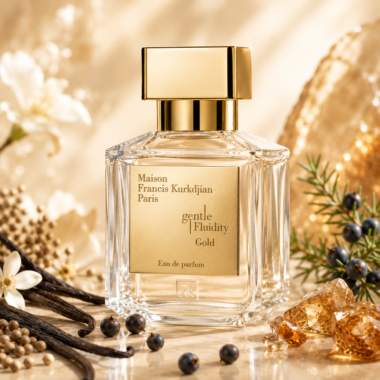 MFK Gentle Fluidity Gold 70ml perfume bottle tester